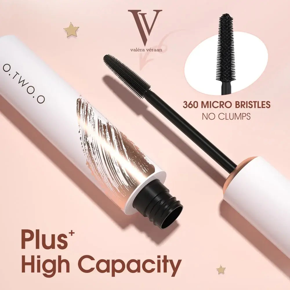 Valéra Véraan 5D Ultra Mascara featuring a sleek white and gold design, delivering volumized, lengthened lashes with a smudge-proof, long-lasting formula—perfect for bold and beautiful eyes.