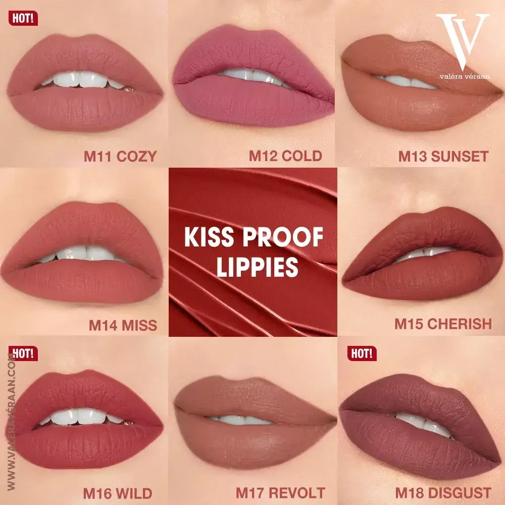 MISTY KISS LOCK COLOUR MATTE LIPSTICK